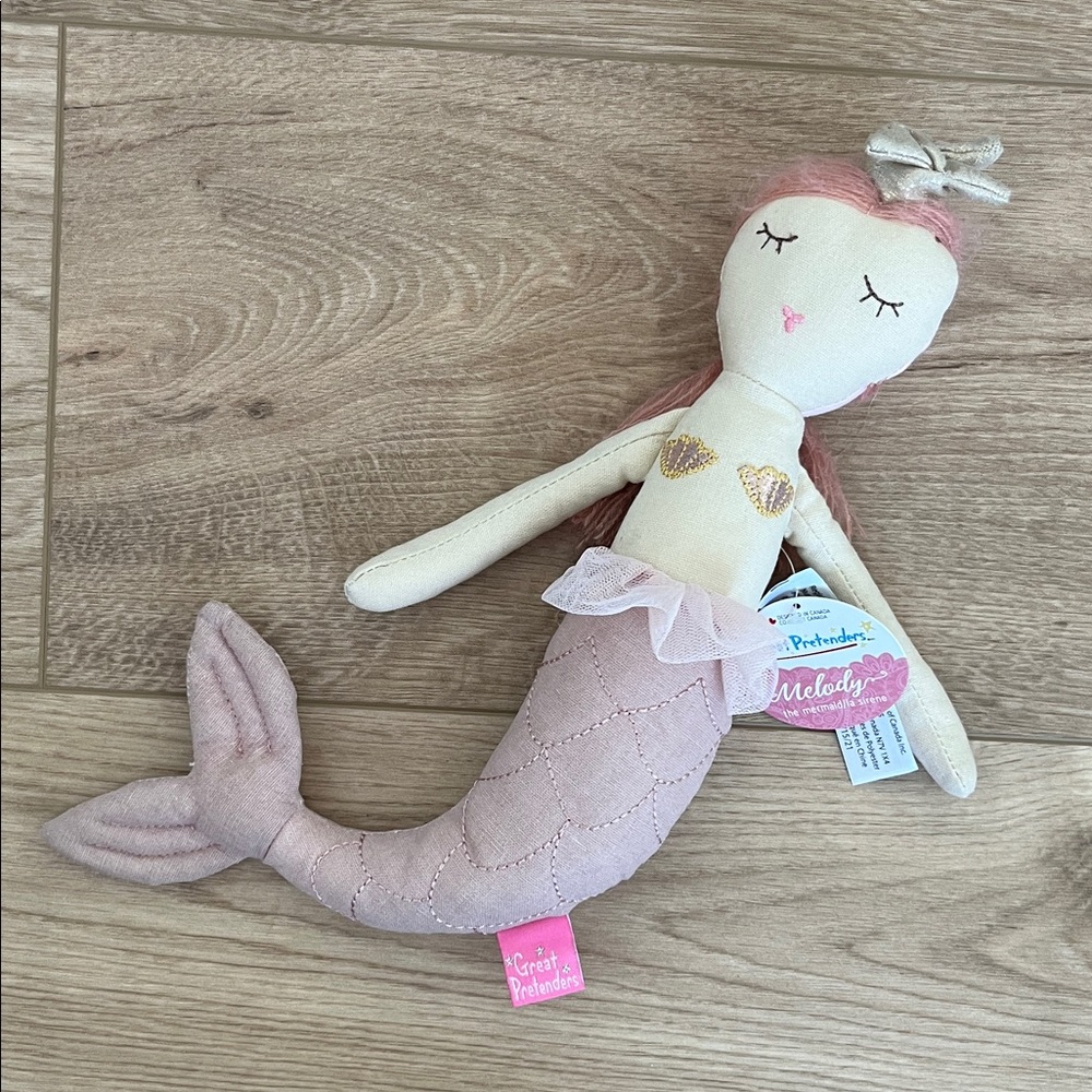 Pink Mermaid Stuffed Animal Great Pretenders